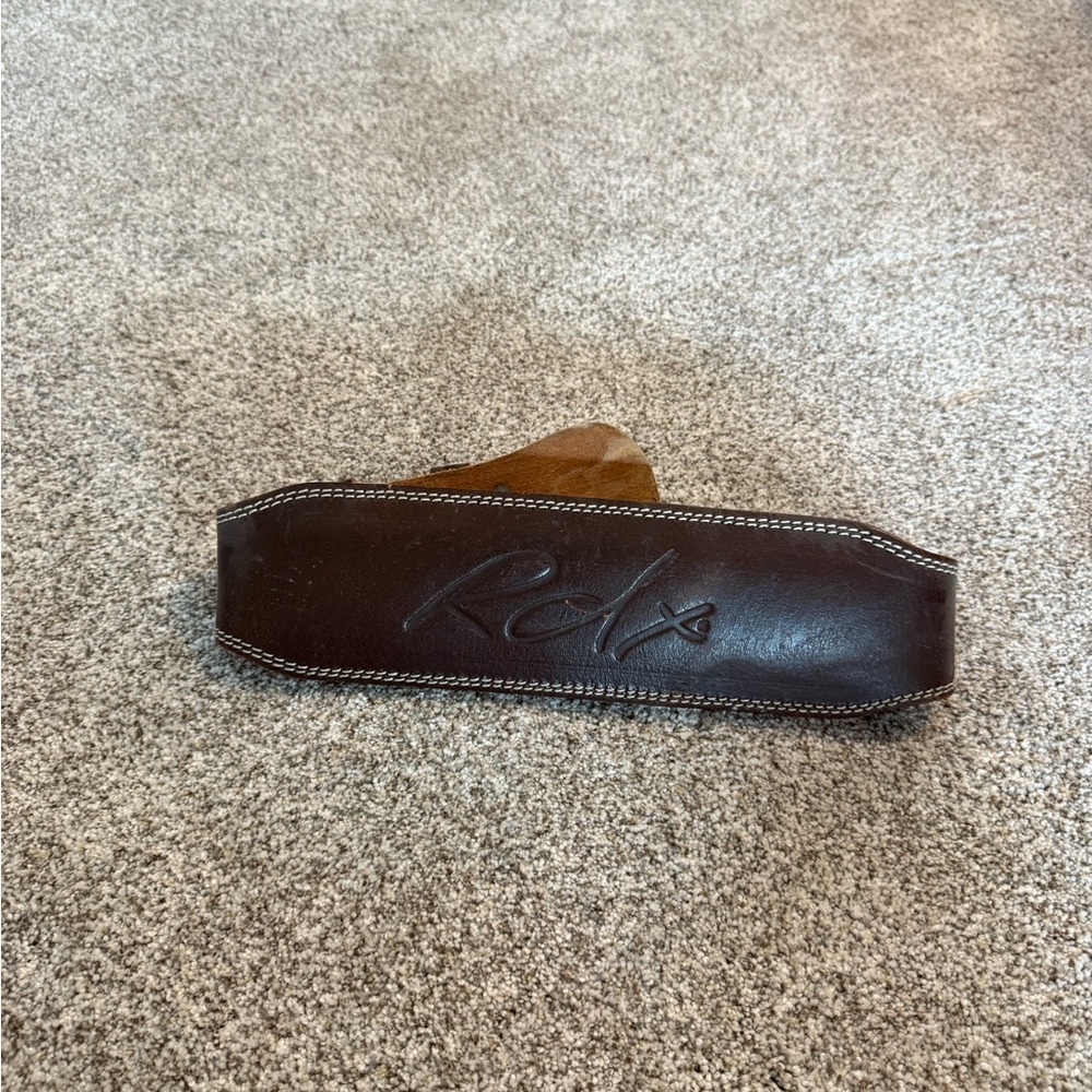 Leather Weightlifting Belt - Brown